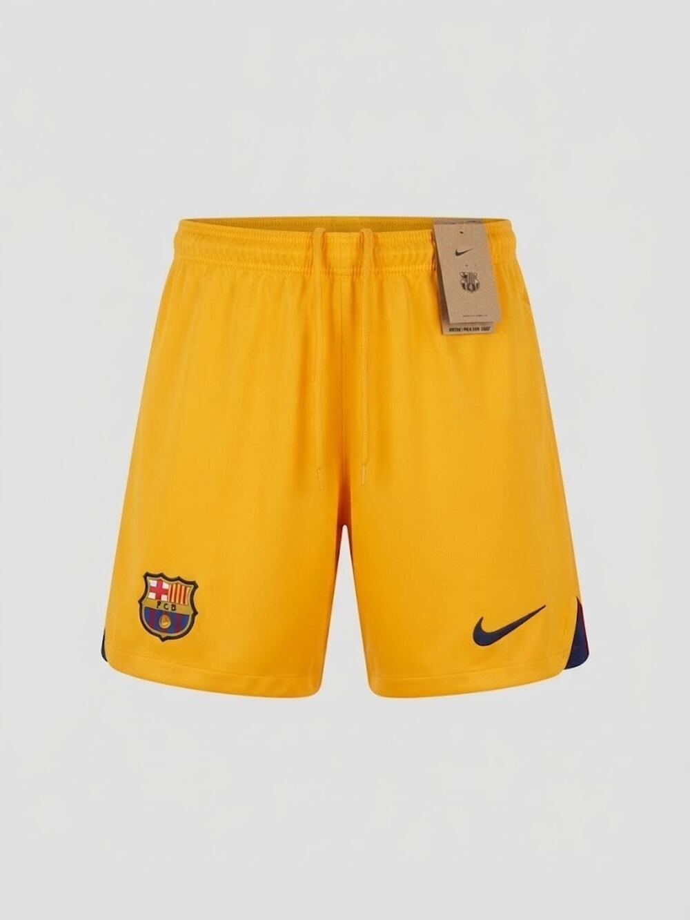 NWT Nike FC Barcelona Men's Dri-FIT Gold Soccer Match Shorts Size XL DR5080